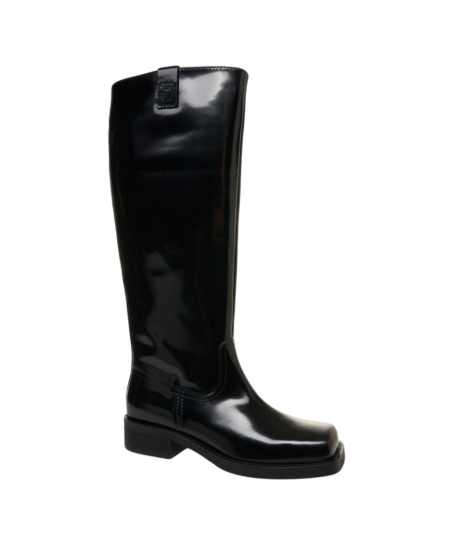 Billi Bi Knee-High Boots In Patent Leather
