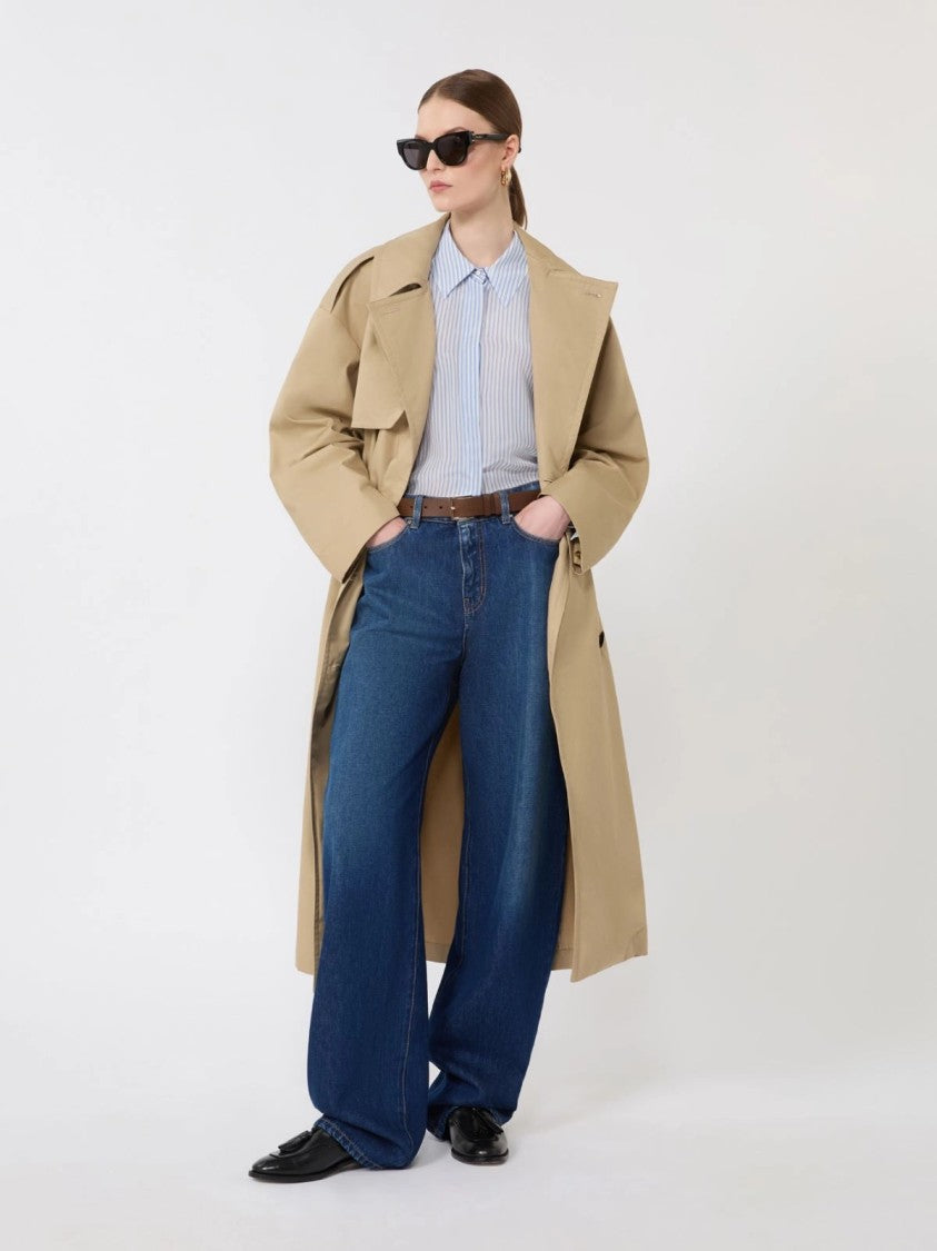 Max Mara Wide-Leg Denim Jeans With High Waist