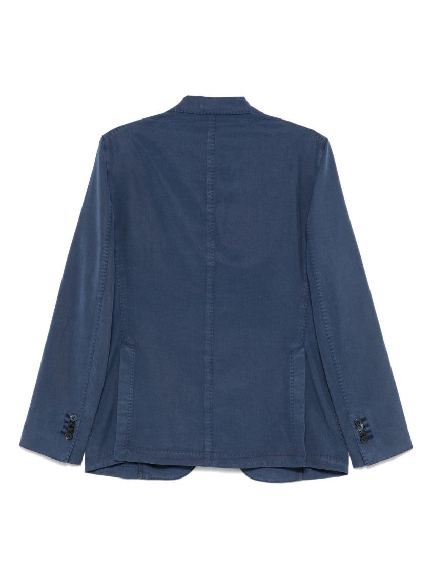 Luigi Bianchi Tailored Single-Breasted Blazer With Classic English Vents