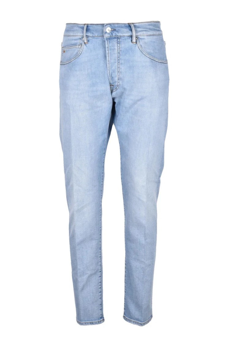Nine In The Morning Rock Skinny Jeans - Light Blue