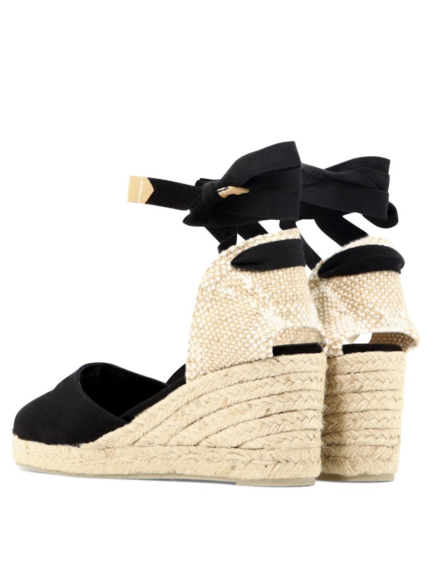 Castaner Braided Jute Wedge Espadrilles With Ankle Ties