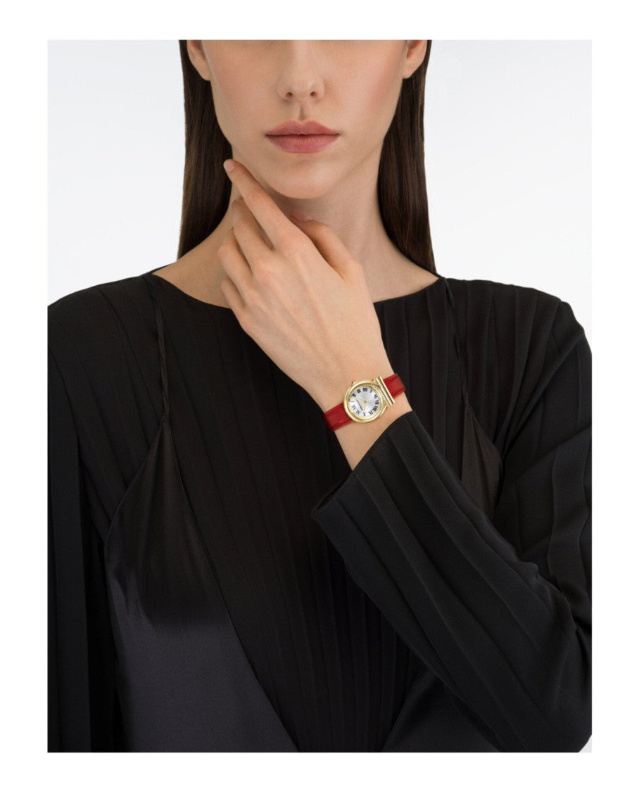 Ferragamo Gancini Twisted Leather Watch