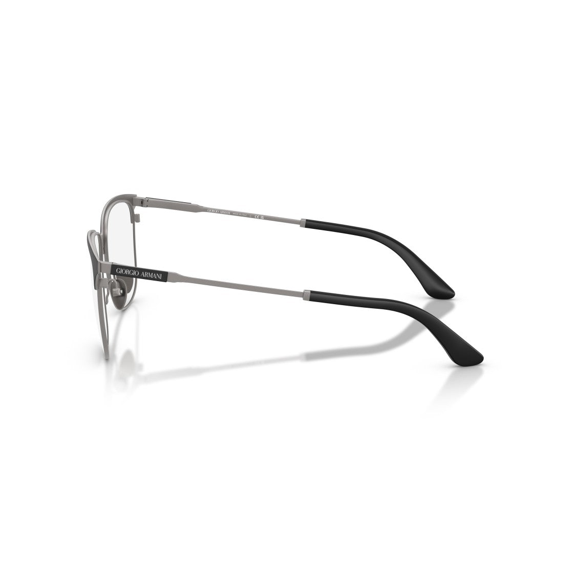 Giorgio Armani 0Ar5163 Semi-Rimless Metal Frame Eyeglasses With Adjustable Nose Pads