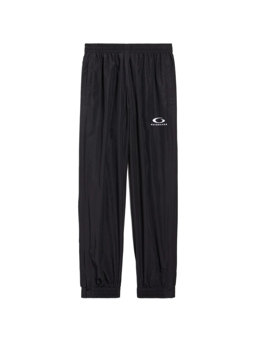 Balenciaga Black Tracksuit Relaxed Fit Logo Pants