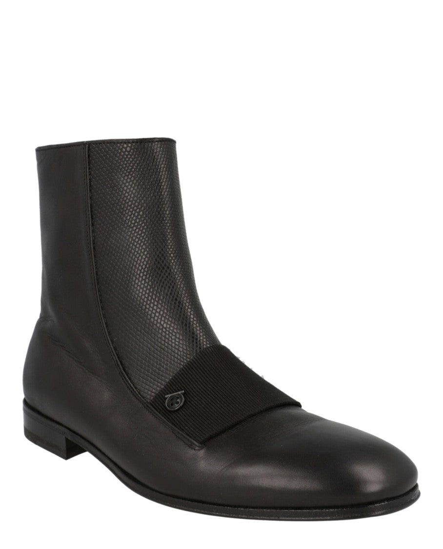Ferragamo Geminiano Gancini Ankle Boots