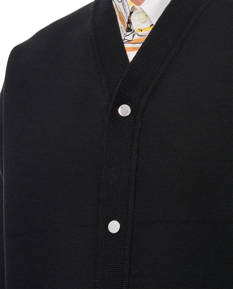 Jacquemus Button-Closure V-Neck Cardigan With Ribbed Details