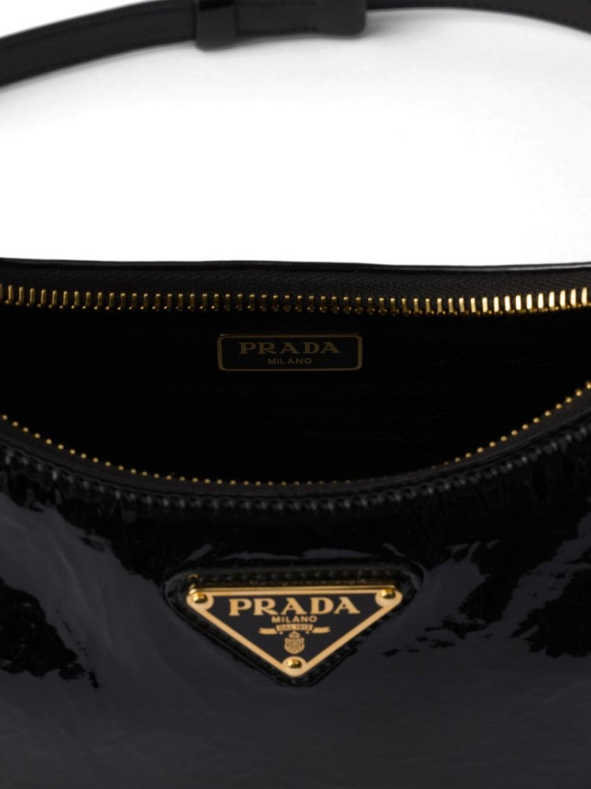 Prada Re-Edition Patent Leather Shoulder Bag