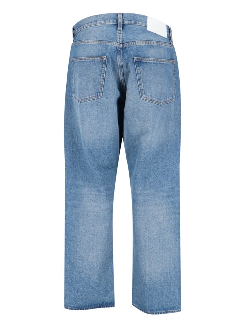 Sunflower Straight-Leg Light Blue Cotton Denim Jeans