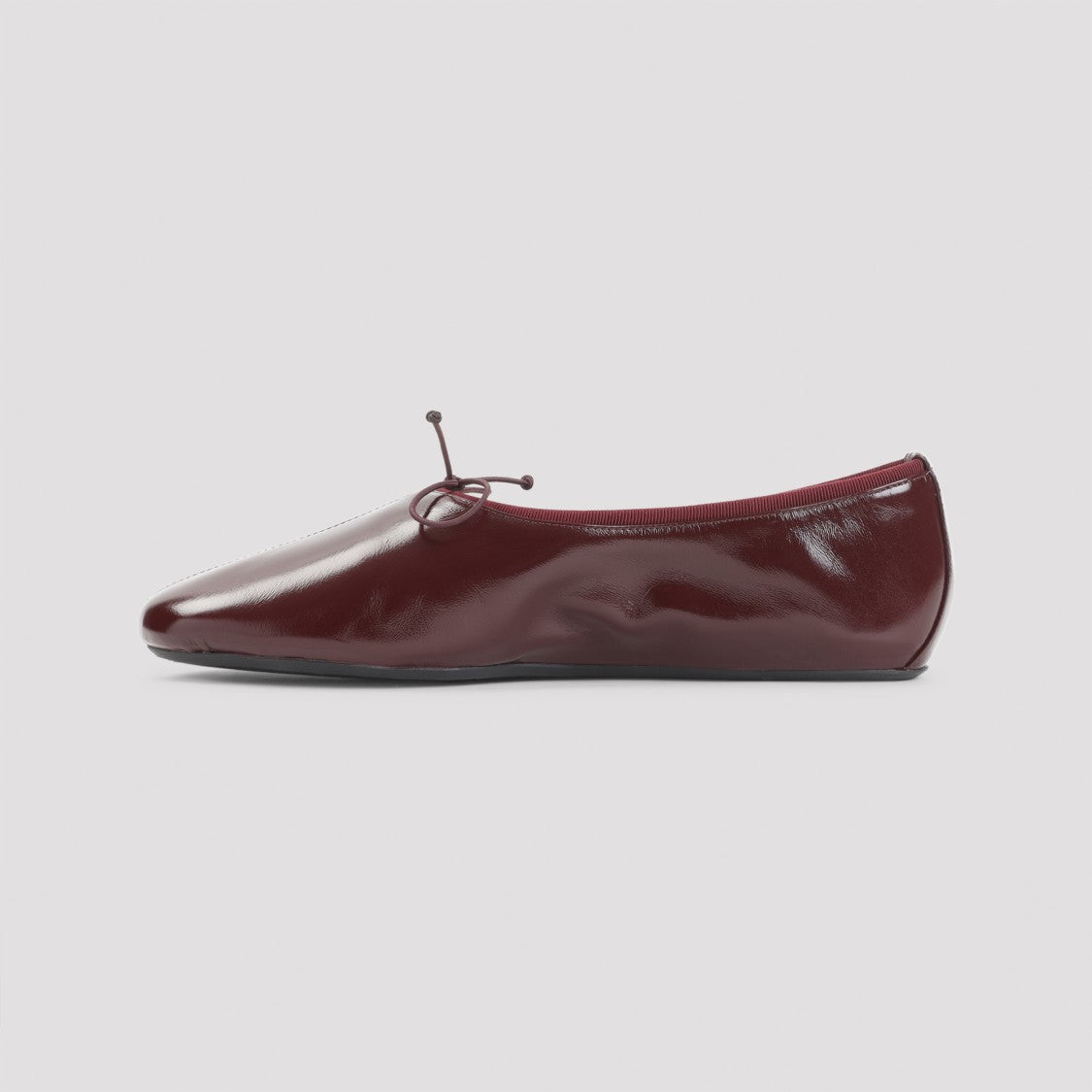 Phoebe Philo Glossy Burgundy Ballerina Flats