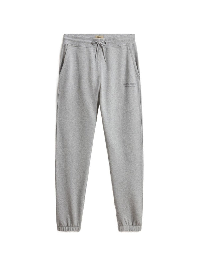 Woolrich Sweatpants With Elasticated Ankle Cuffs And Subtle Logo Print