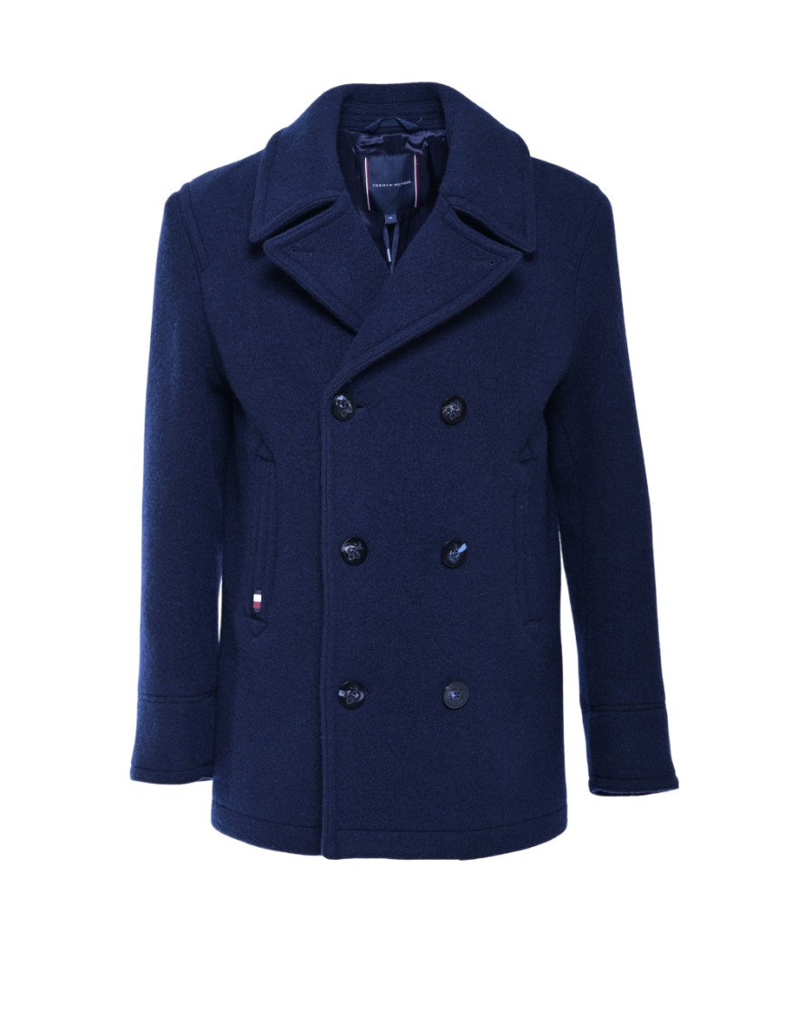 Tommy Hilfiger Tailored Peacoat With Nautical Details