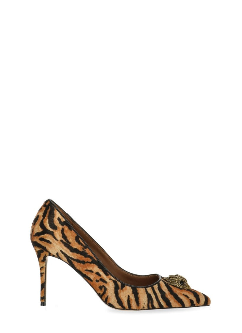 Kurt Geiger Tiger Pony Hair Rhinestone Pumps