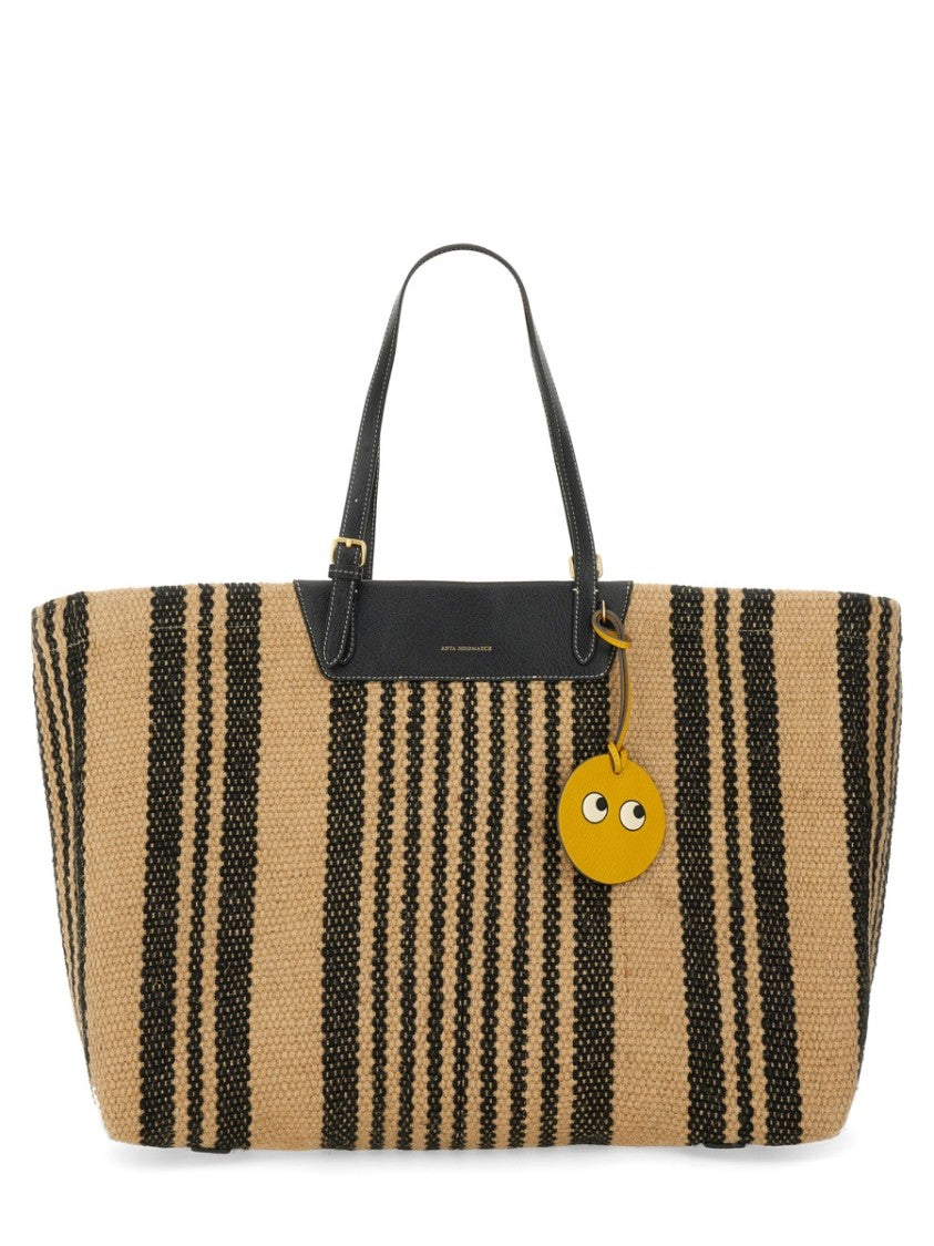 Anya Hindmarch Woven Tote Bag With Logo