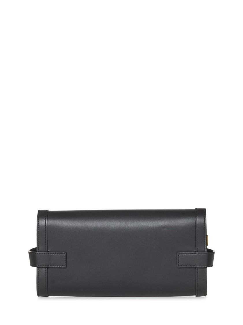 Balmain Balmain B-Buzz 23 Clutch In Smooth Calf Leather