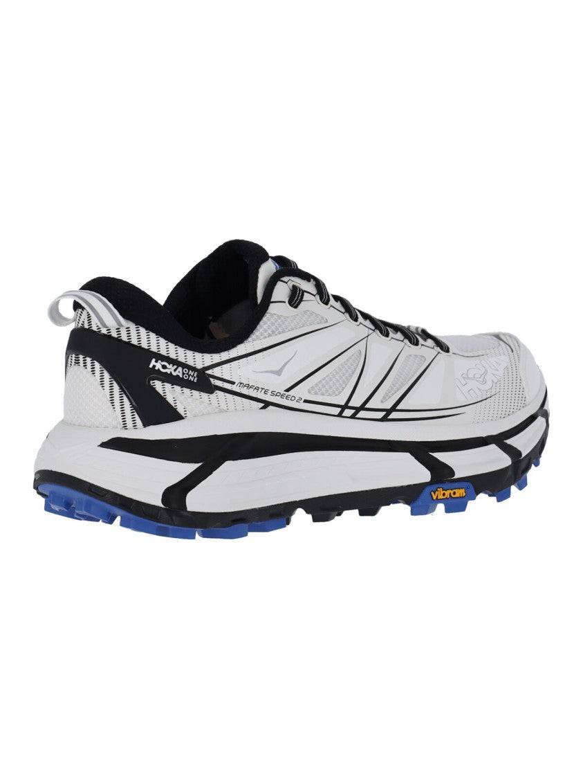 Hoka White Mafate Speed 2 Sneakers