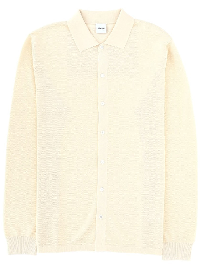 Aspesi Regular Fit Long Sleeve Cotton Shirt