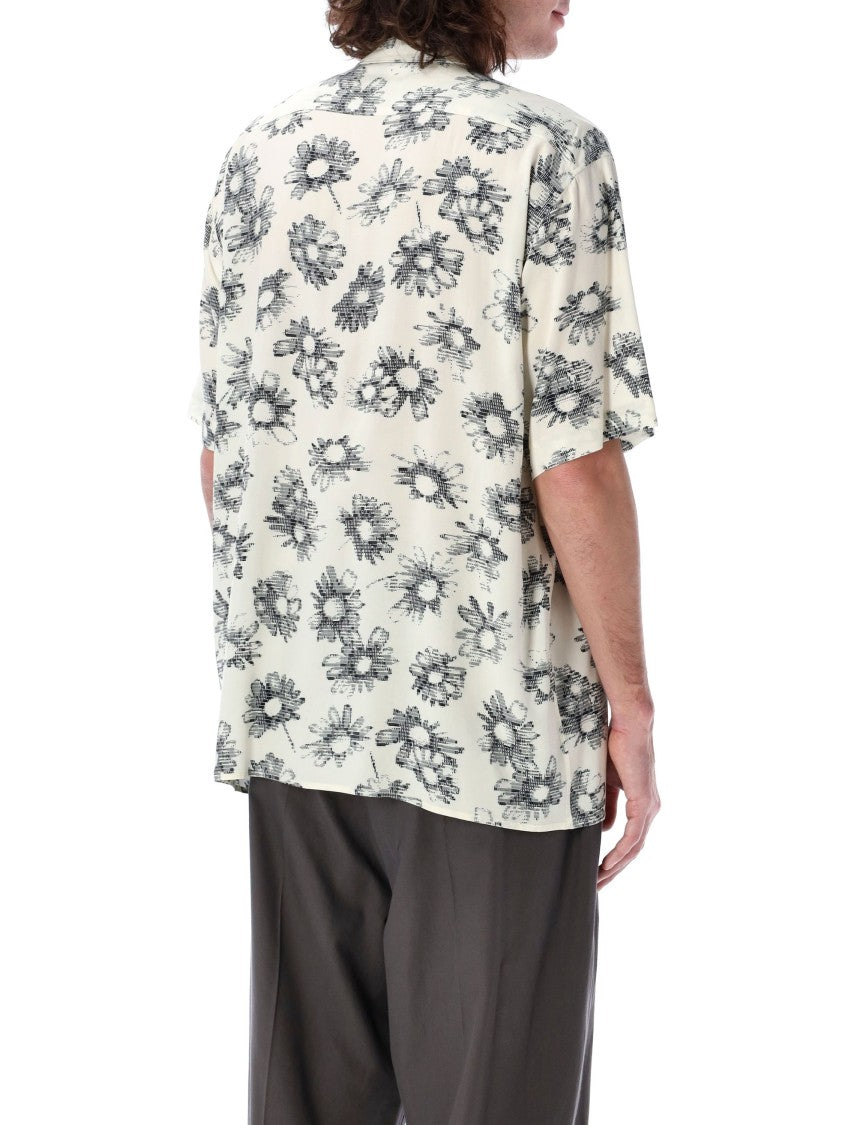 Magliano Bowling Pixel Flower Shirt