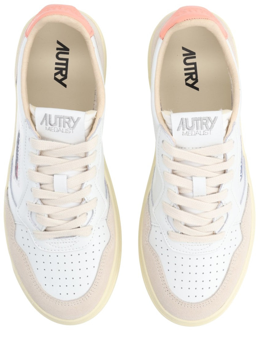Autry Medalist Low Suede Panels Sneakers