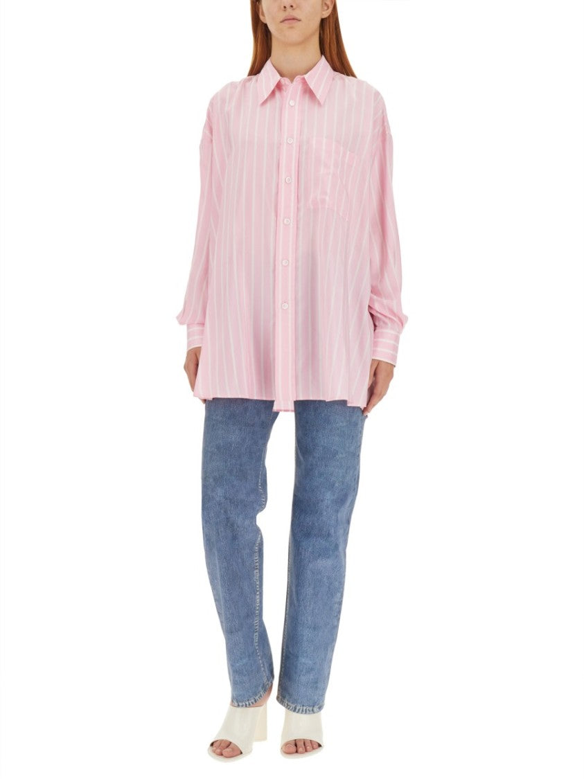 Bottega Veneta Regular Fit Silk Shirt With Refined Texture