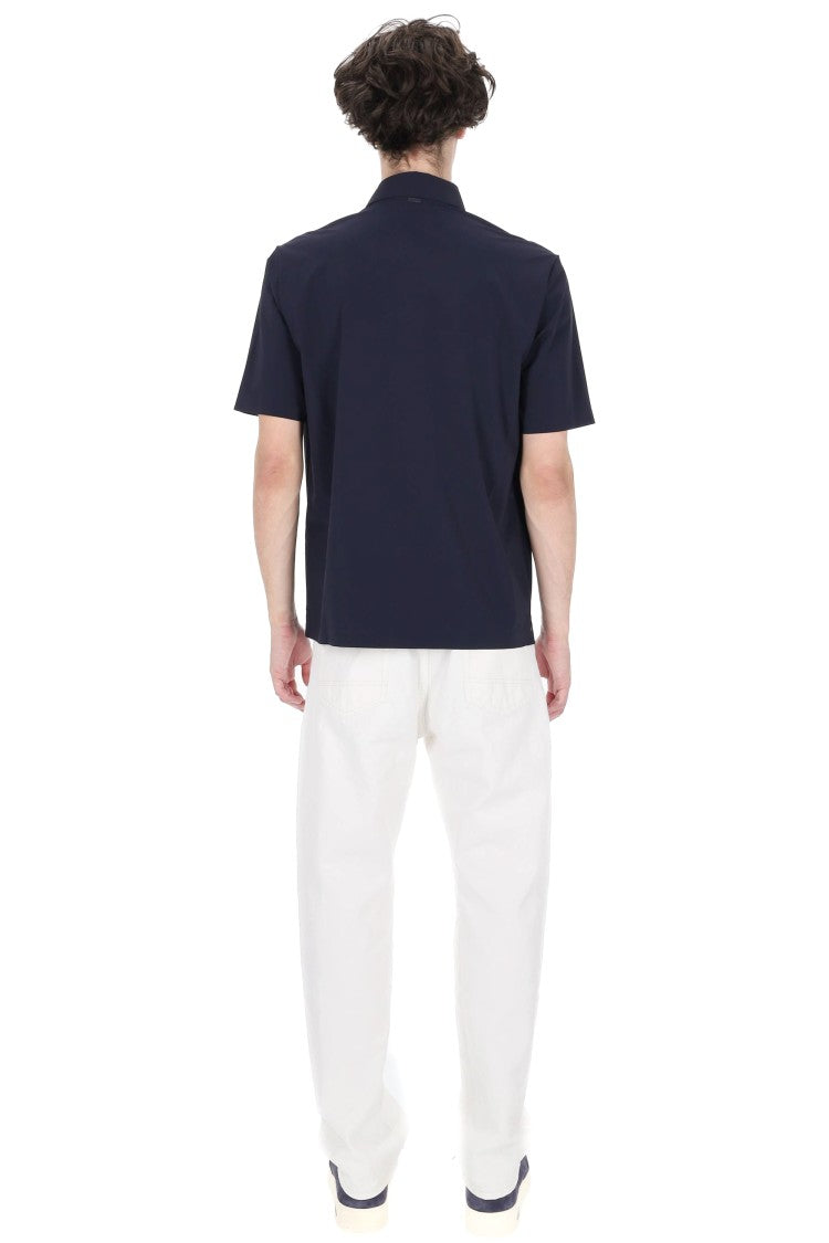Herno Ultralight Technical Fabric Performance Polo Shirt