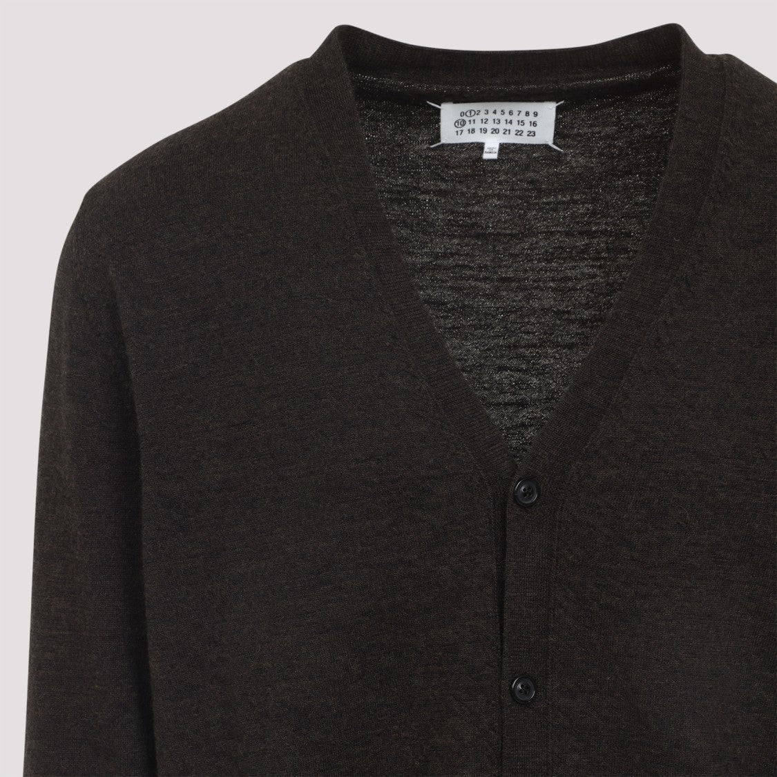 Maison Margiela Classic V-Neck Wool Sweater