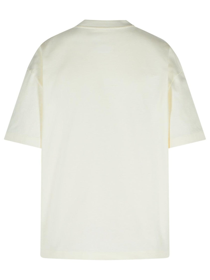 Jil Sander Ivory Cotton T-Shirt