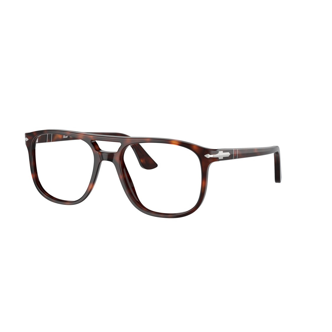 Persol 0Po3329v Aviator-Inspired Tortoiseshell Sunglasses With Double Bridge Design