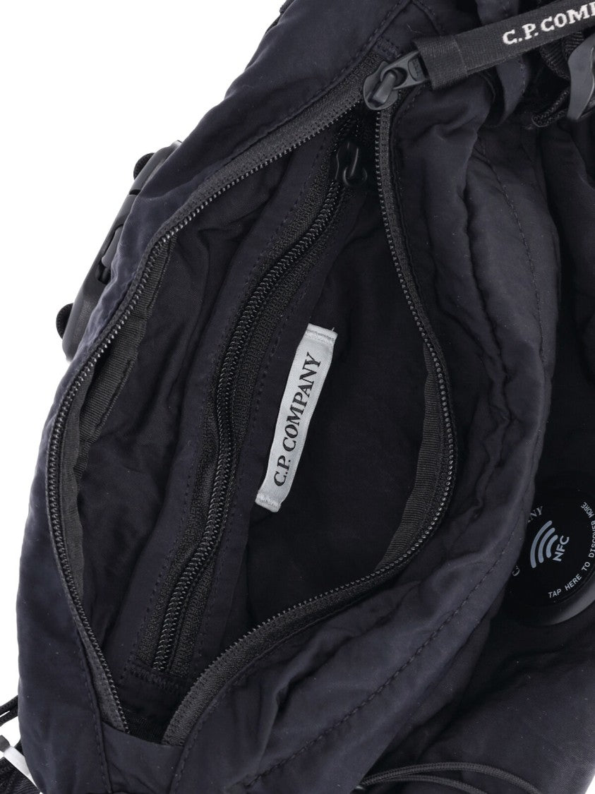 C.P. Company Blue Nylon B Lens Belt Bag