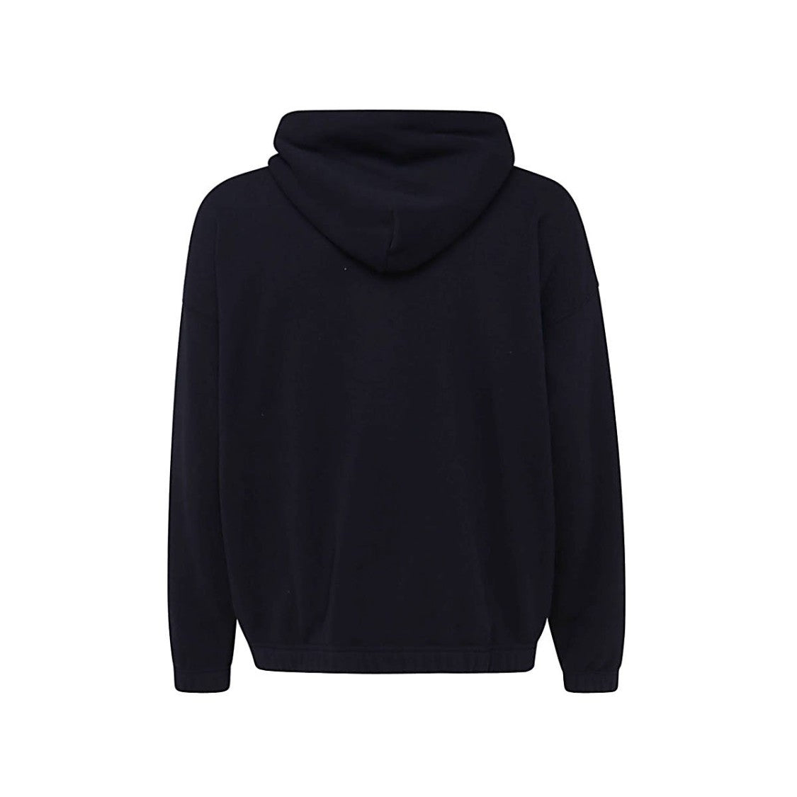 Giorgio Armani Relaxed Fit Cotton Hoodie With Subtle Embroidery