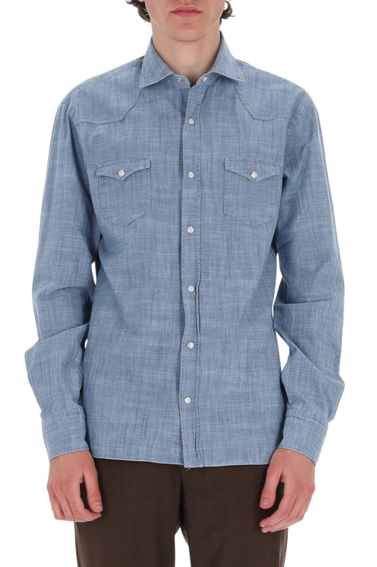 Barba Dandylife Texas Lightweight Denim Shirt