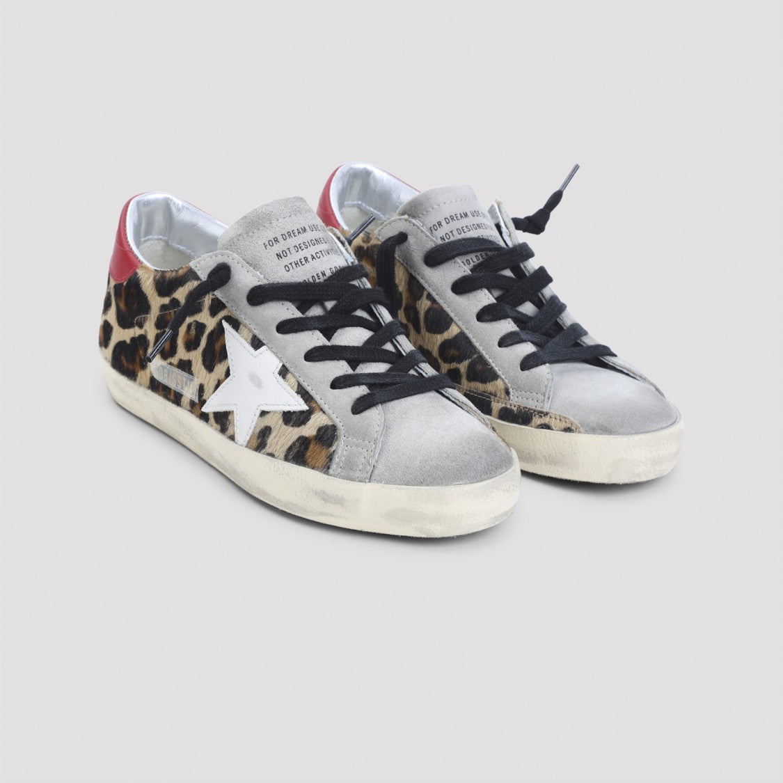 Golden Goose Leopard Print Low-Top Sneakers