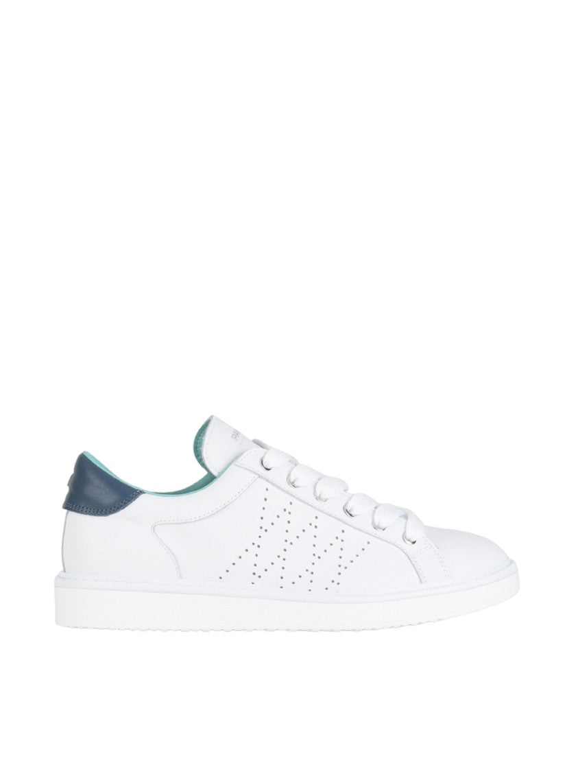 Panchic White Lace-Up Shoes