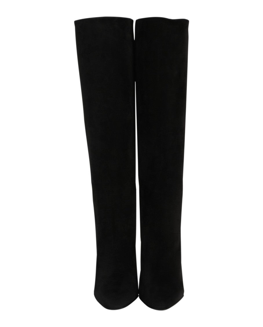 Ferragamo Pampero Suede Knee-High Boots