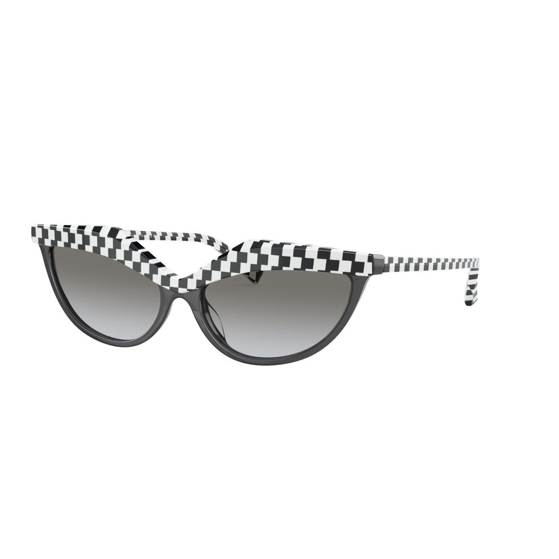 Alain Mikli 0A05070 Cat-Eye Sunglasses With Checkerboard Pattern And Gradient Lenses