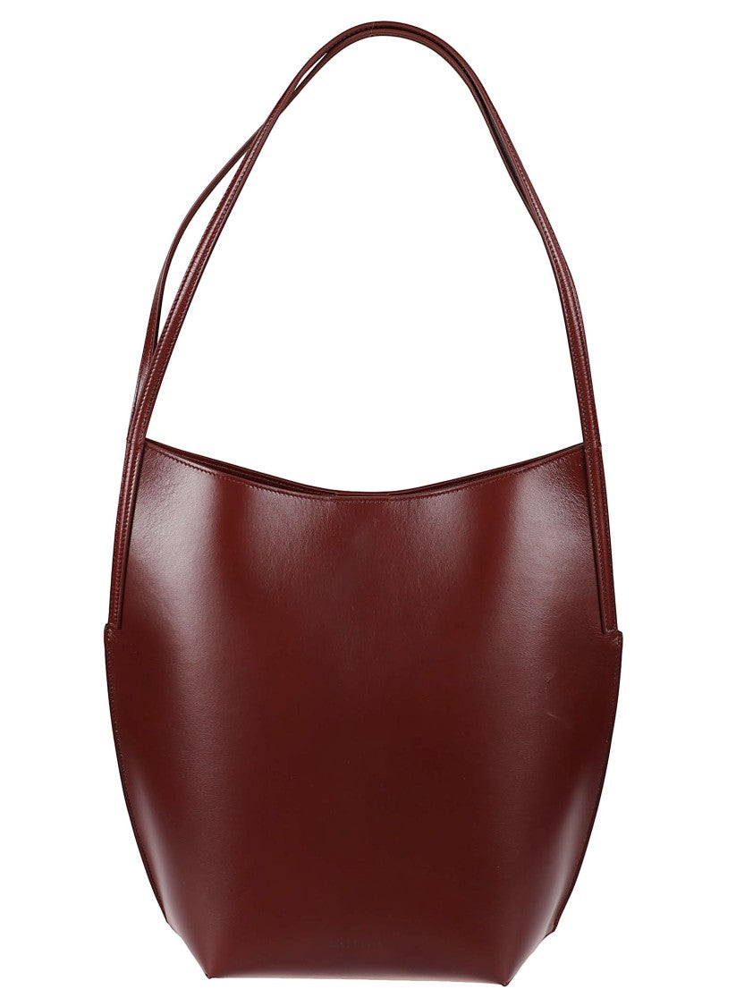Jil Sander Structured Brown Tote Bag With Minimalist Design
