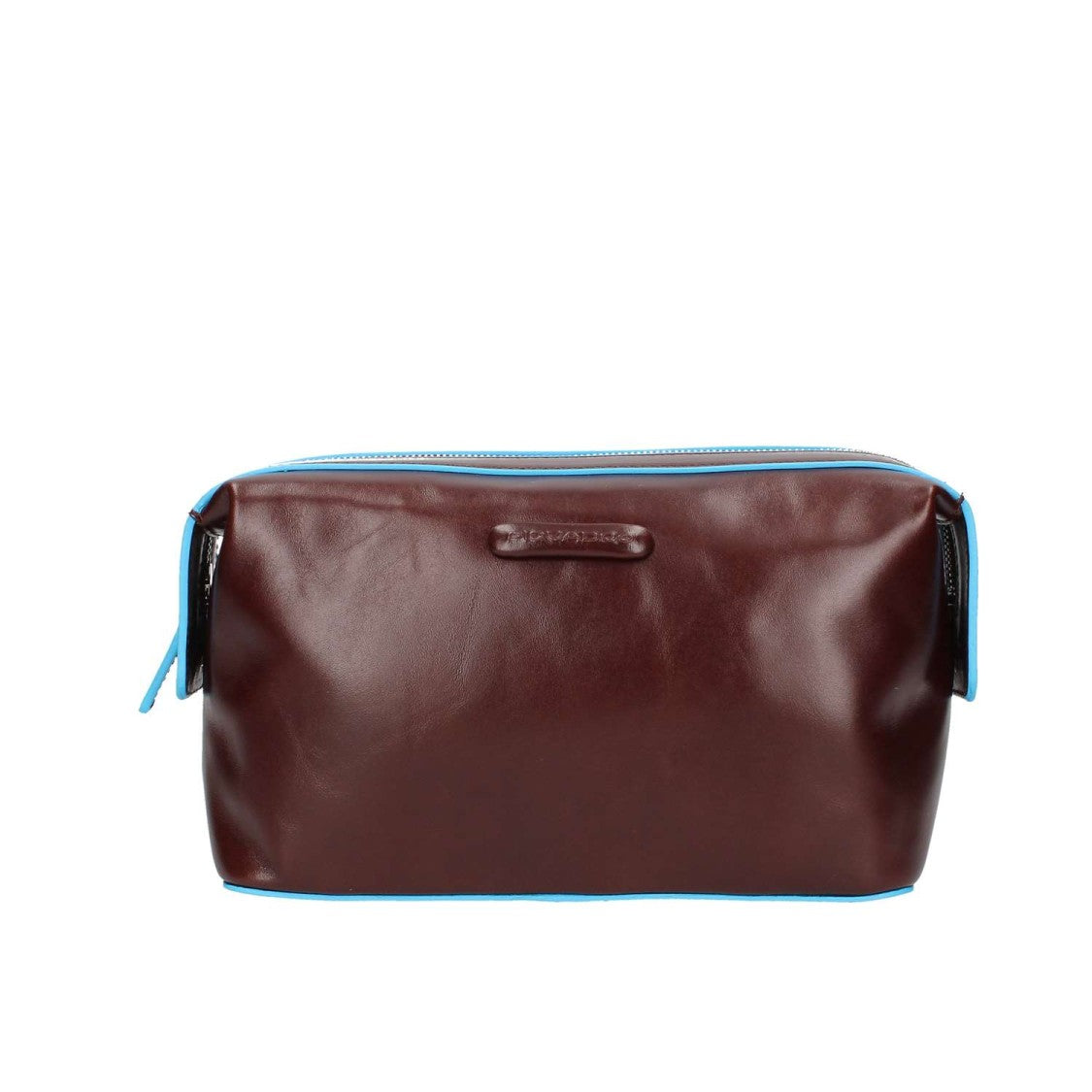 Piquadro Dark Brown Square Line Beauty Case