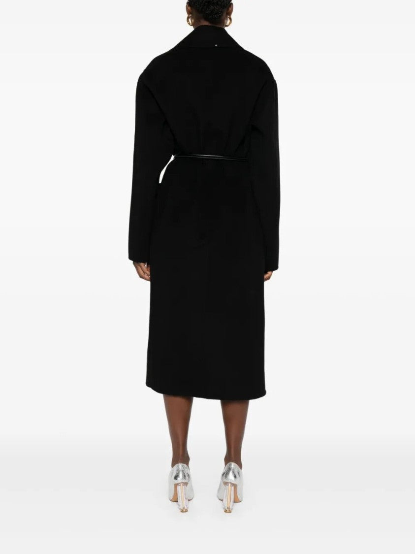 Sportmax Belted Double-Breasted Coat