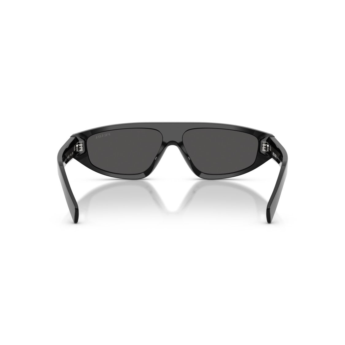 Prada 0Pr C02s Angular Black Sunglasses
