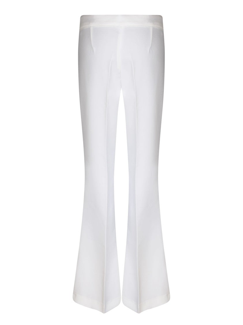Blanca Vita White Flared Trousers
