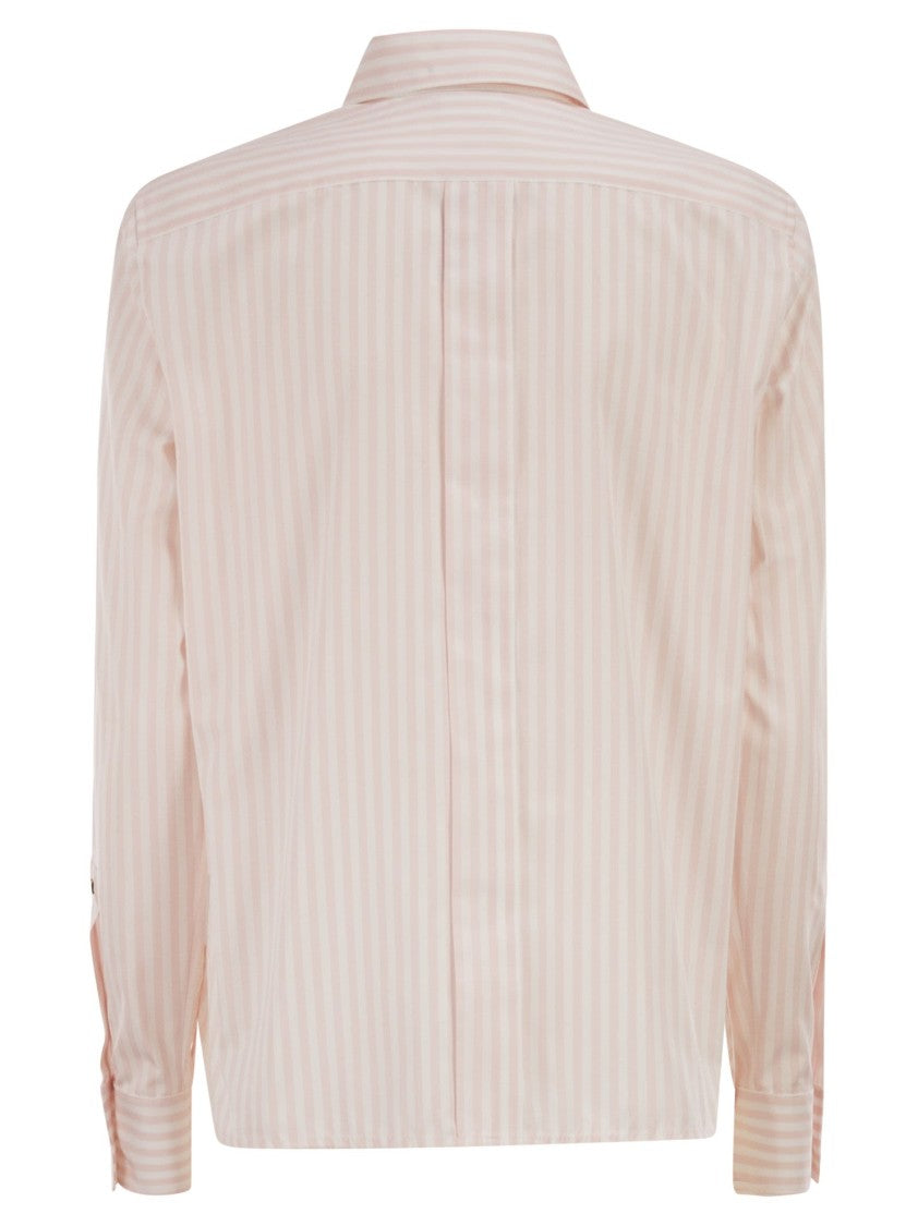 Max Mara Mxmaccenni - Striped Poplin Shirt