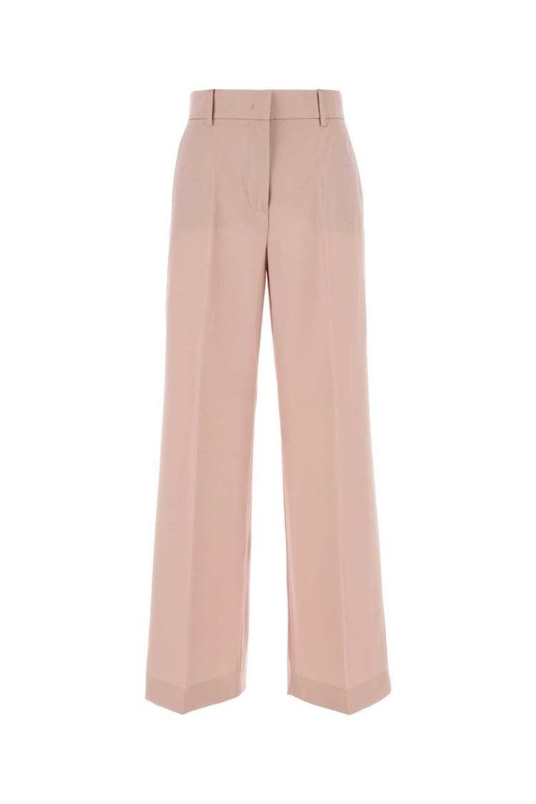 Weekend Light Pink Wool Visivo Palazzo Pant