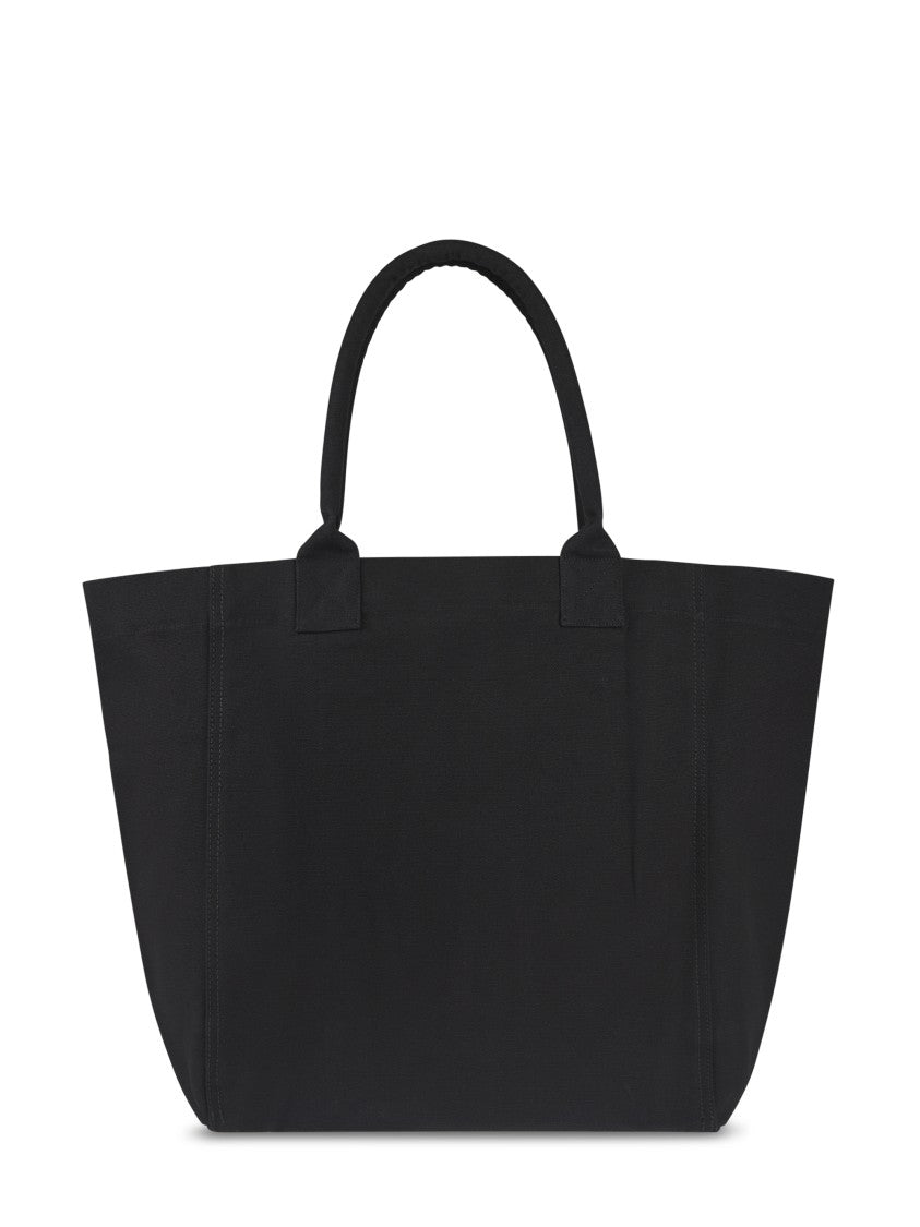 Isabel Marant Yenky-Gz Black Cotton Tote Bag