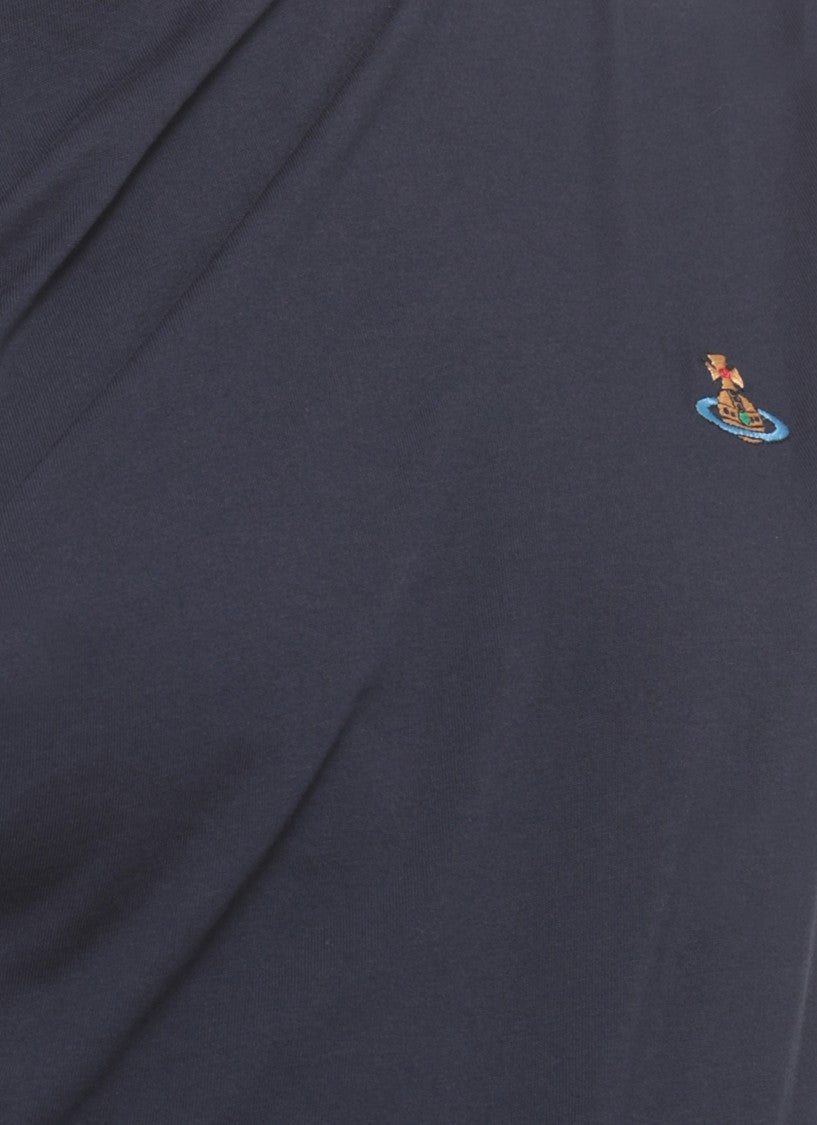 Vivienne Westwood Blue Hebo Orb Logo Top