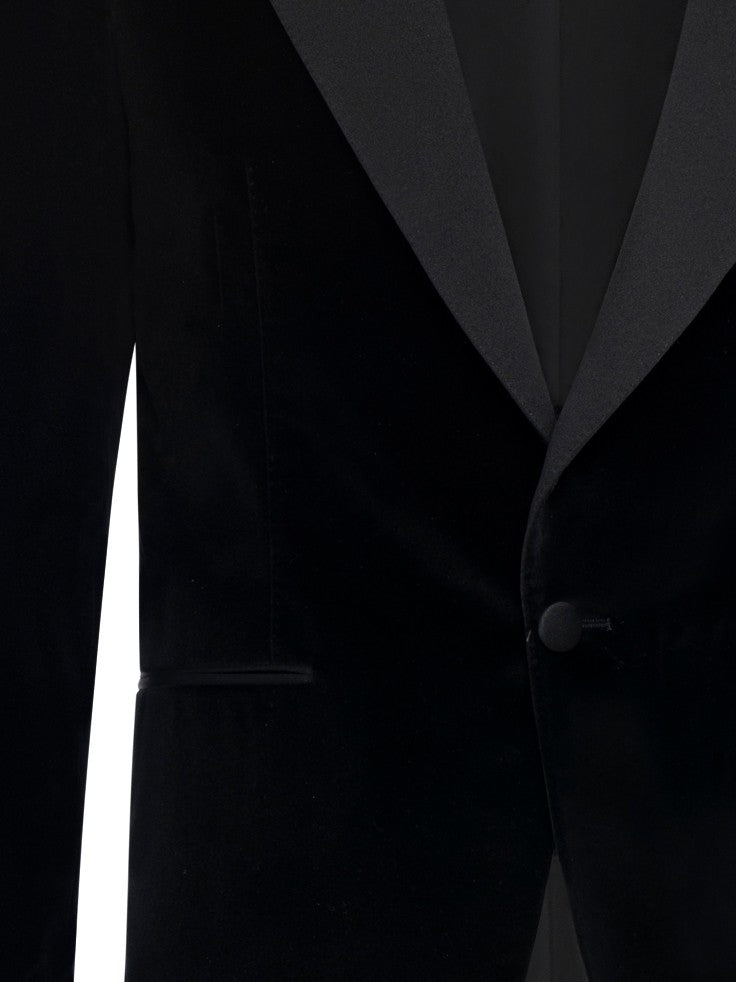 Franzese Collection Ceremonial Black Velvet Jacket