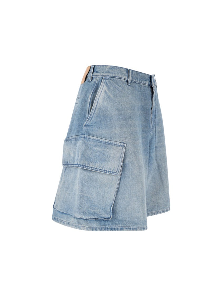 J. W. Anderson Cargo Bermuda Shorts – Light Blue