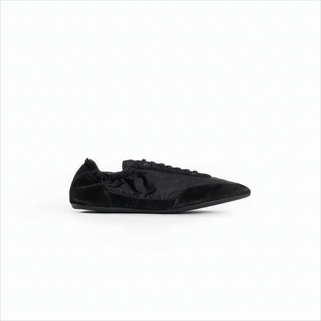 Prada Pointed Toe Sneakers With Recycled Materials