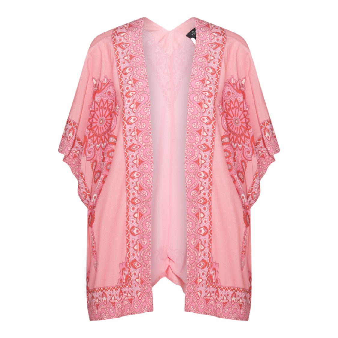 Etro Open-Front Top With Intricate Paisley And Floral Design