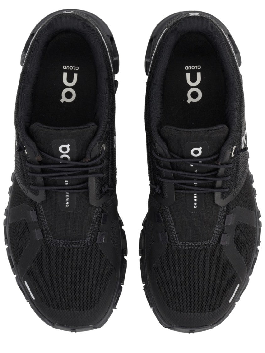 On Low-Profile Black Sneakers With Cushioned Pods