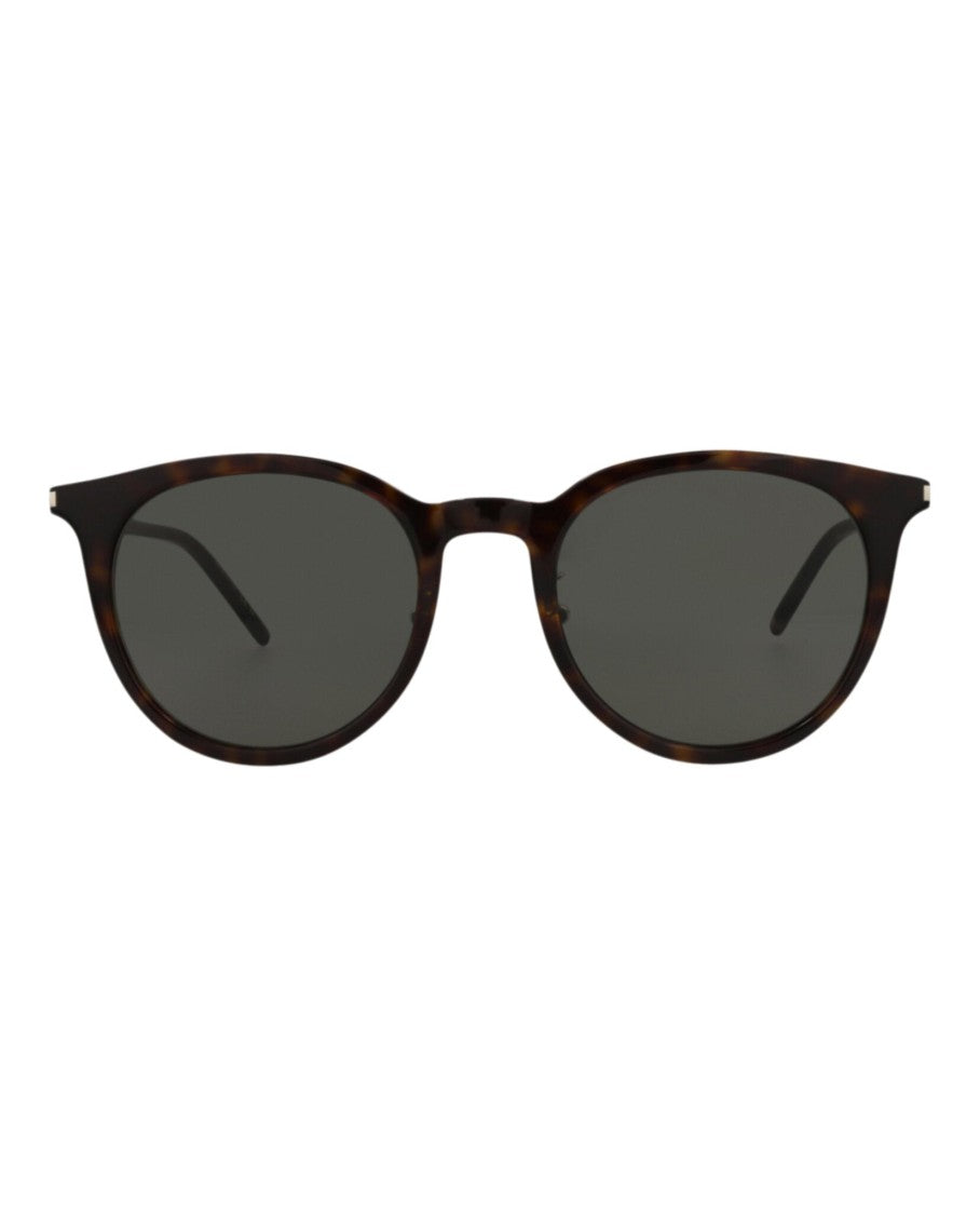 Saint Laurent Round-Frame Acetate Sunglasses