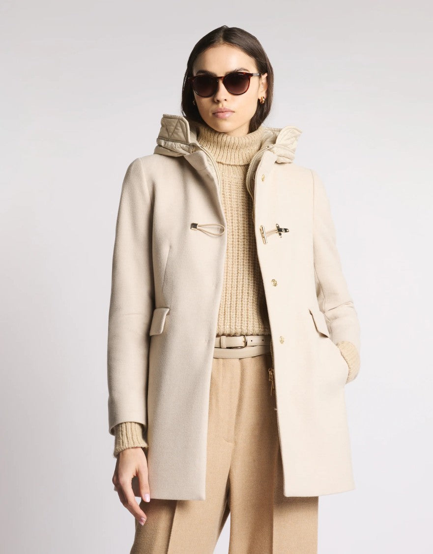 Fay Toggle Coat With Double Front Closure